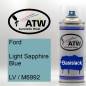 Preview: Ford, Light Sapphire Blue, LV / M6992: 400ml Sprühdose, von ATW Autoteile West.